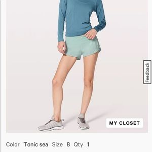 Lululemon Speed Up Low-Rise Lined Short 2.5"